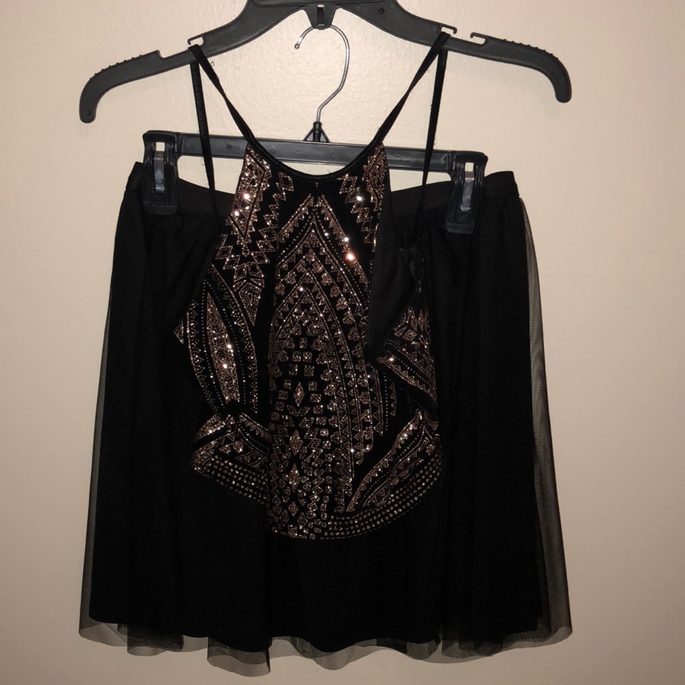 Jump apparel 2 piece homecoming dress